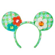 Mickey Mouse Floral Ear Headband for Adults