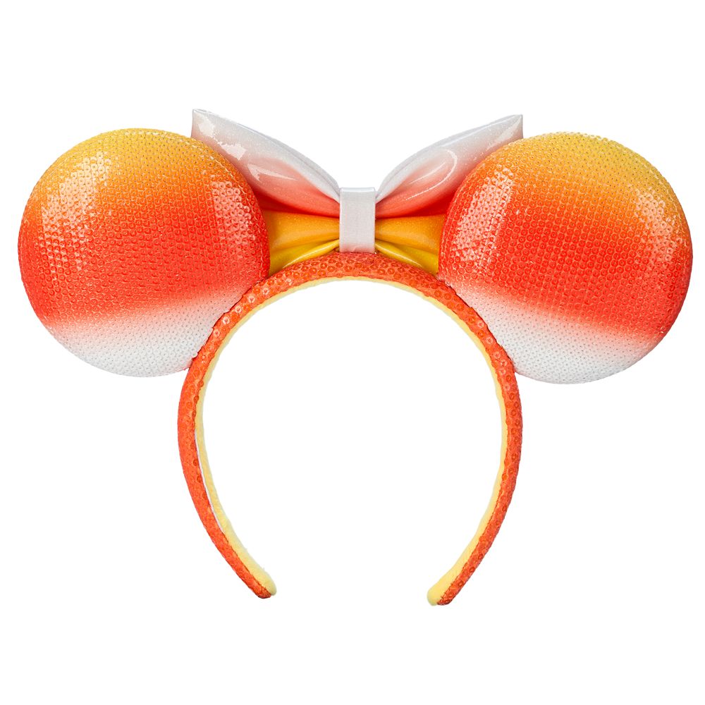 Minnie Mouse Halloween Candy Corn Ear Headband for Adults
