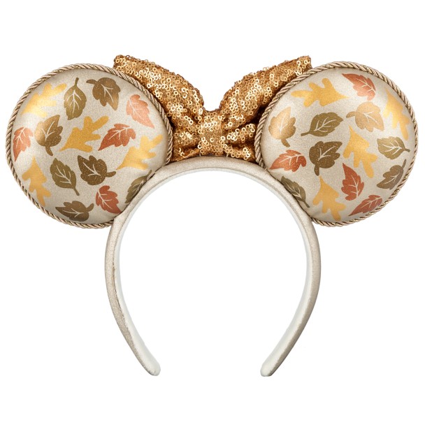 Minnie Mouse Fall Leaves Ear Headband for Adults