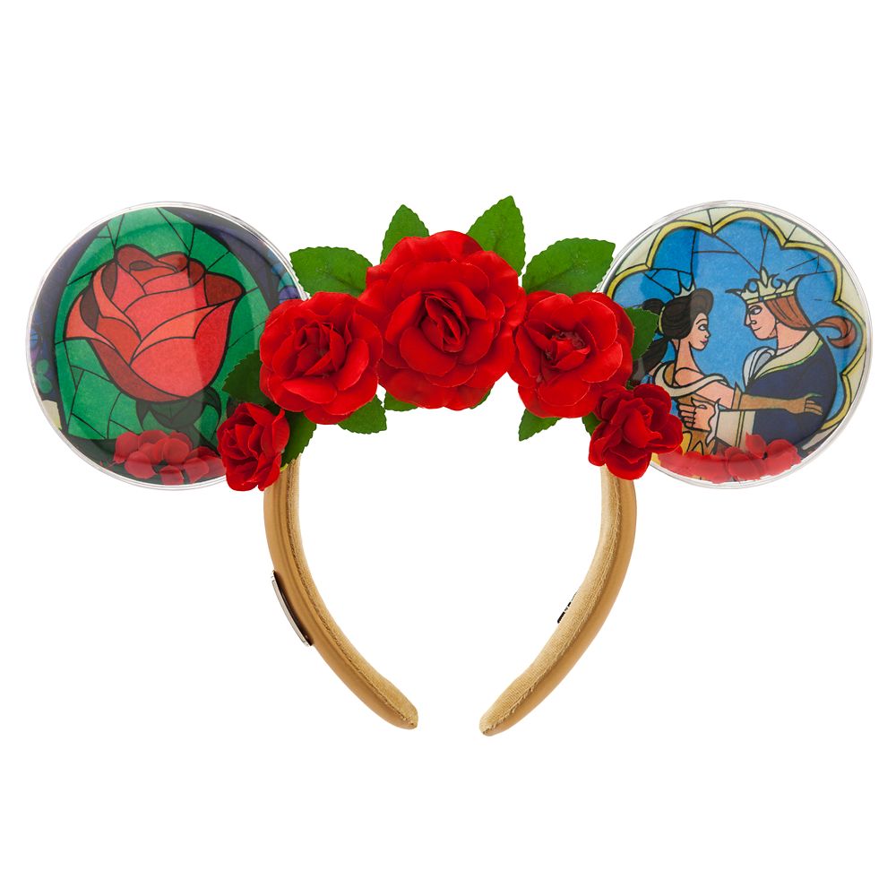 Beauty and the Beast Light-Up Ear Headband for Adults  Disney100