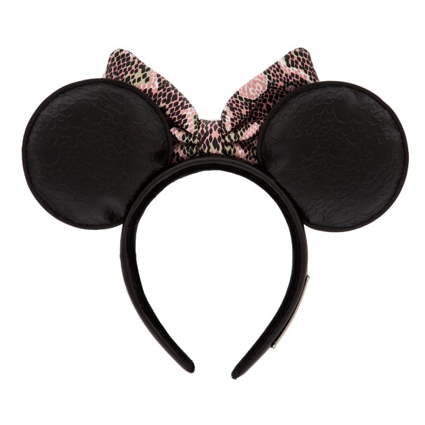 Authentic Disney Parks Mickey Mouse Ears Headband Solid Black faux