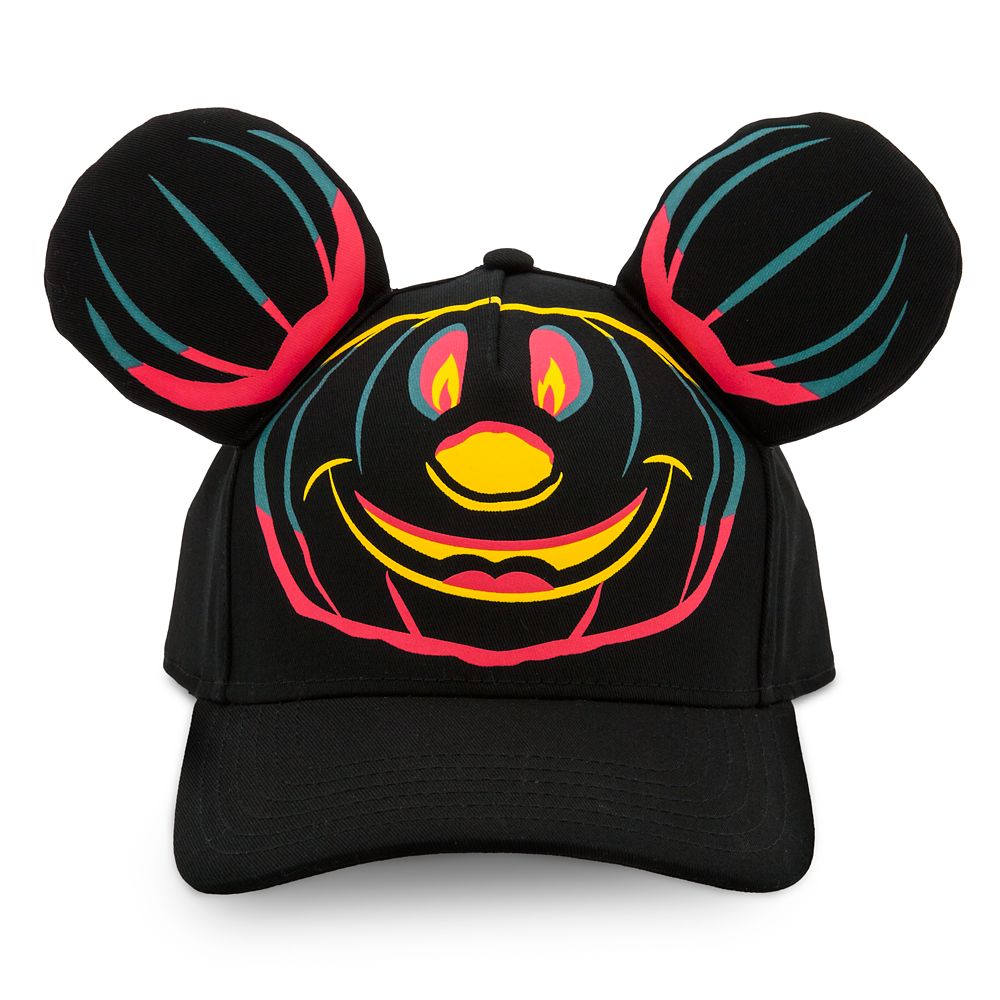 Mickey Mouse Halloween Ear Baseball Cap for Adults is now available for purchase