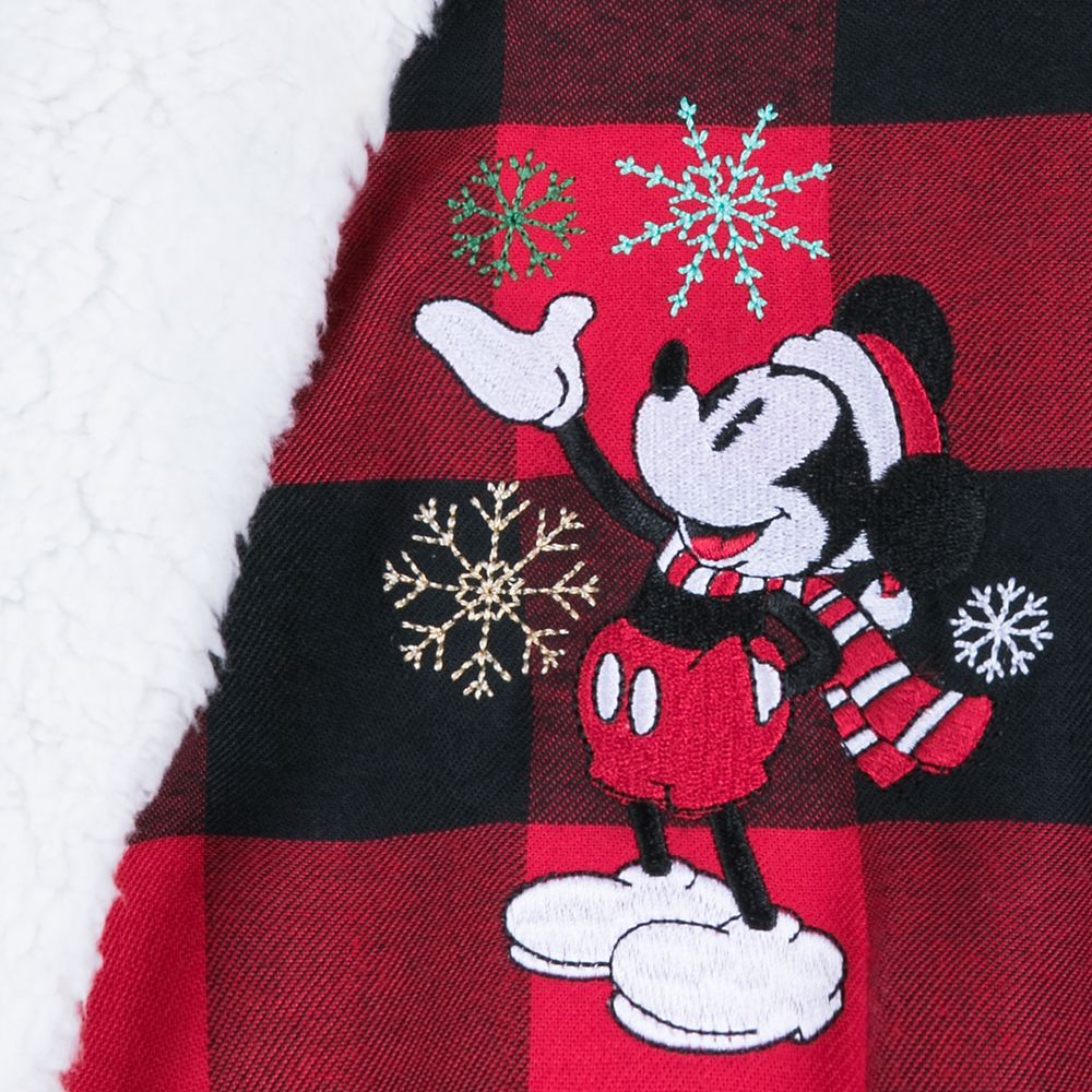 Mickey Mouse Holiday Plaid Robe for Adults – Personalized