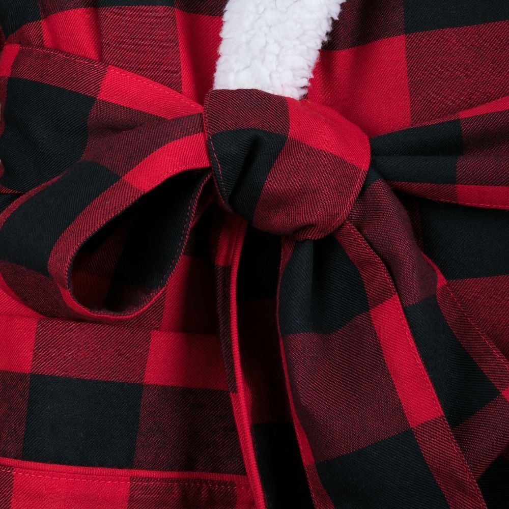 Mickey Mouse Holiday Plaid Robe for Adults – Personalized