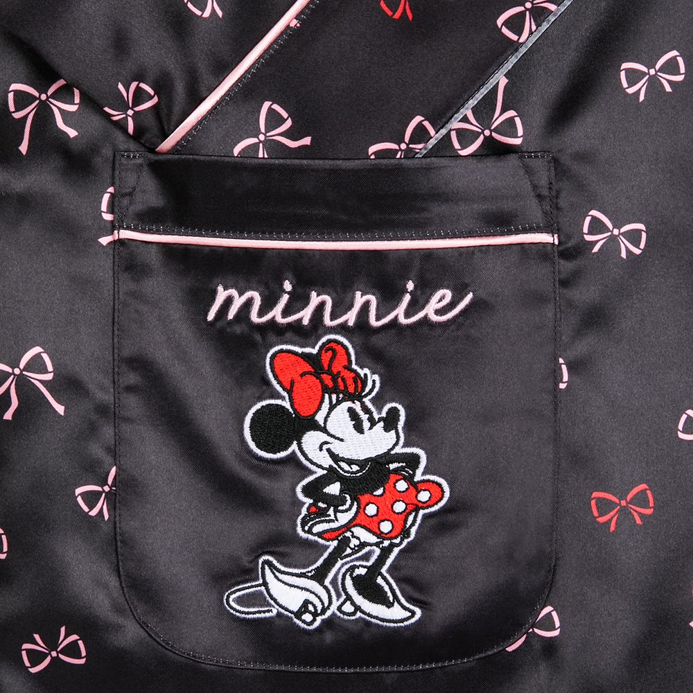 Minnie Mouse Satin Robe For Women Shopdisney