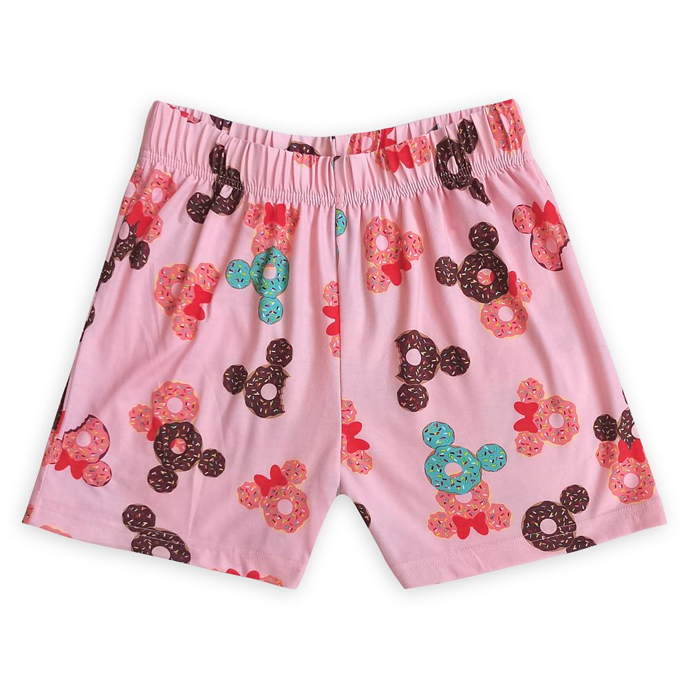 Minnie and Mickey Mouse Donuts Sleep Set for Women