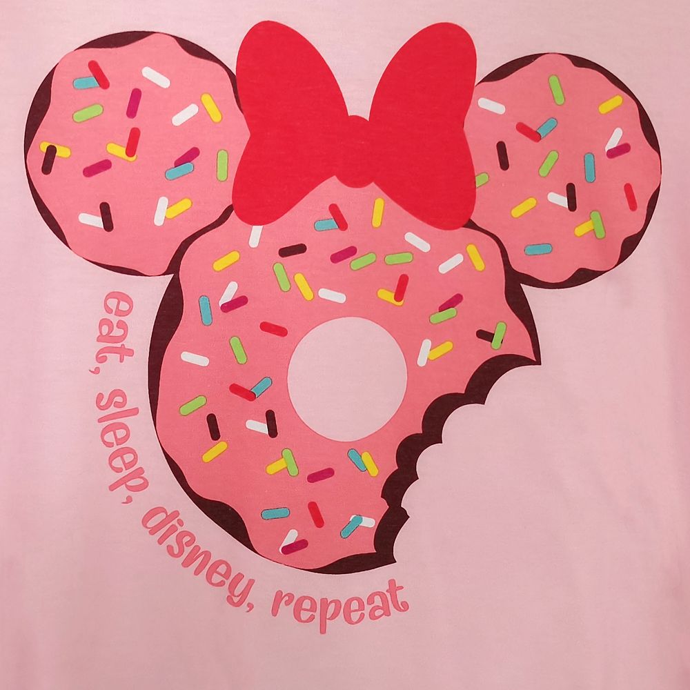 Minnie and Mickey Mouse Donuts Sleep Set for Women