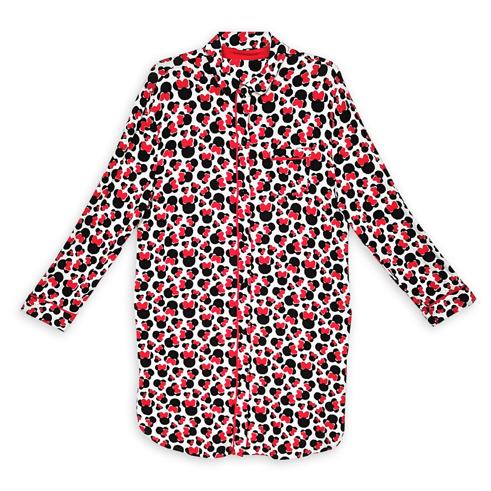 Minnie Mouse Long Sleeve Nightshirt for Women