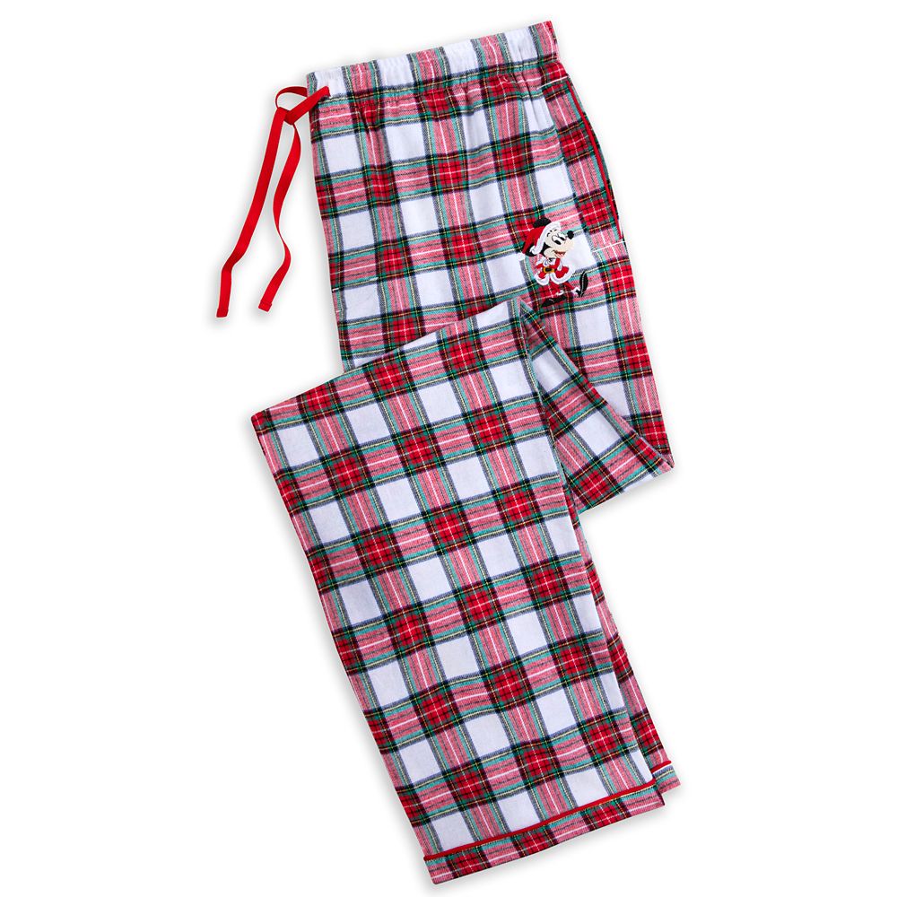 Mickey Mouse Holiday Plaid Pajama Pants for Men