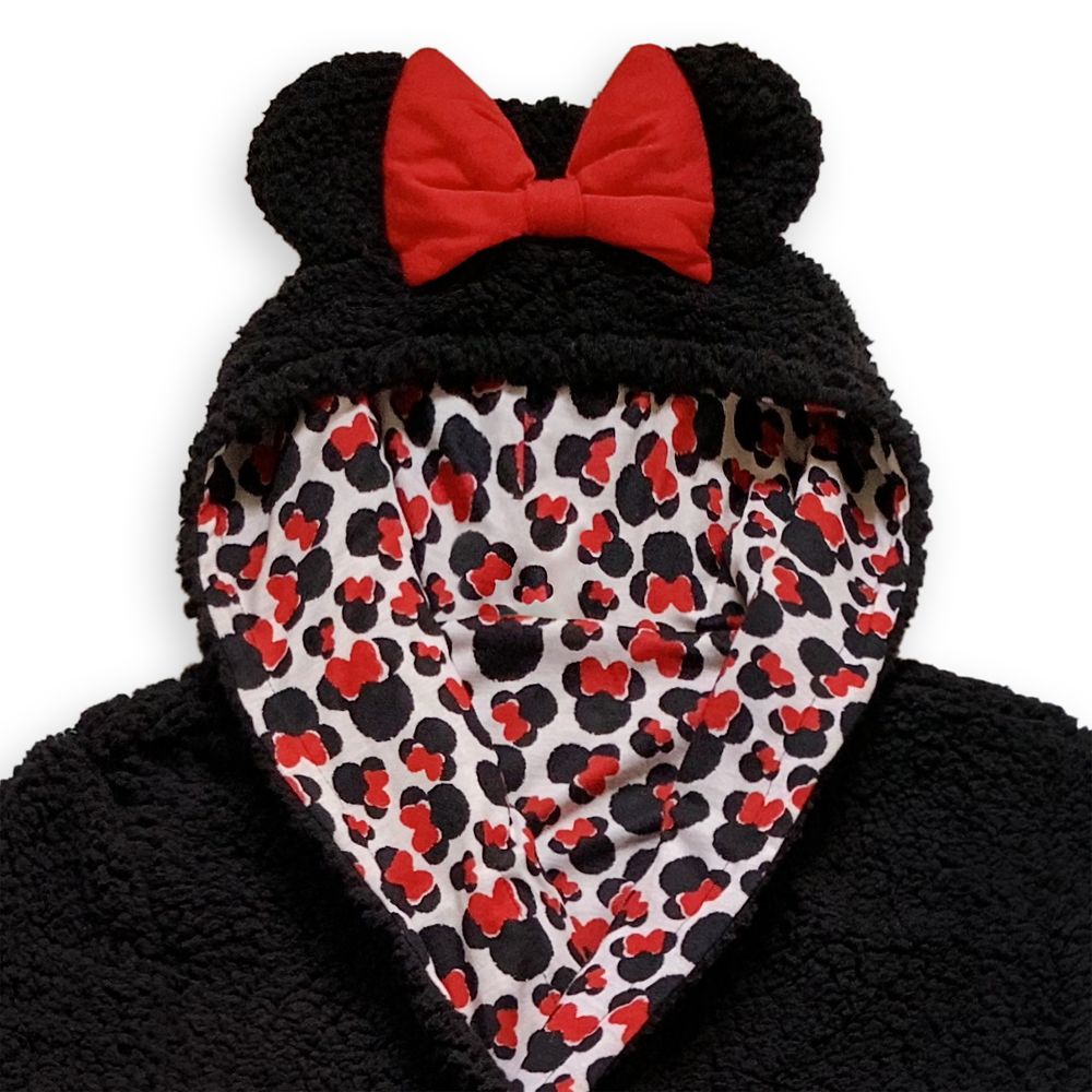 Minnie Mouse Plush Costume Robe for Women