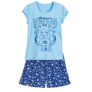 Alice in Wonderland Sleep Set for Women