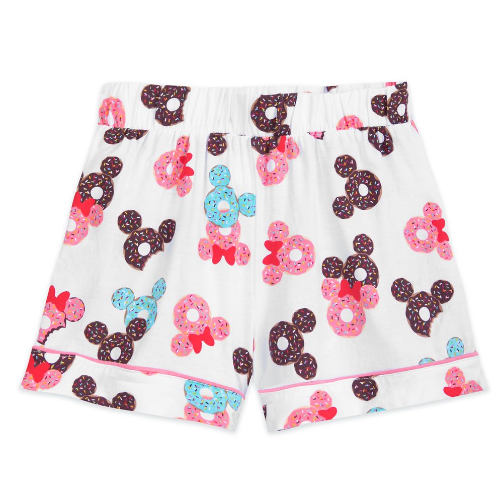Mickey and Minnie Mouse Donut Pajama Set for Women | shopDisney