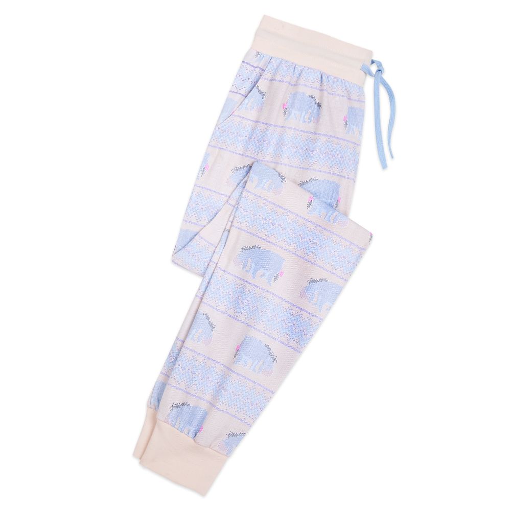 Womens Plus Size Disney Eeyore Sitting Lounge Pants Drawstring