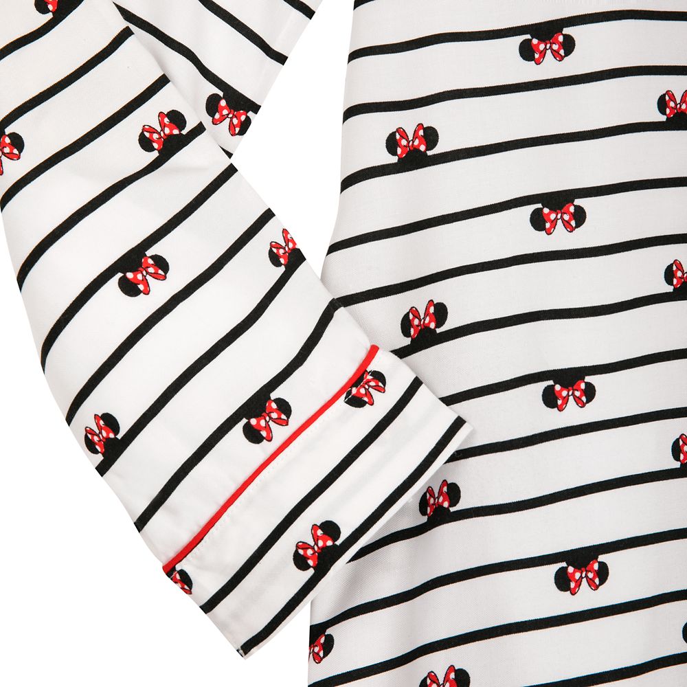 Minnie Mouse Striped Nightshirt for Women