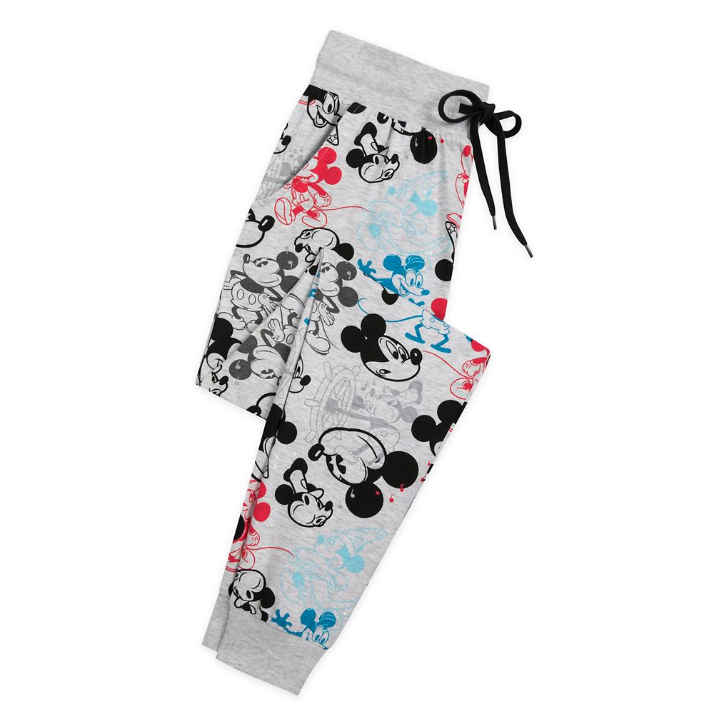 Disney Womens Mickey Mouse Lounge Pant with Drawstring
