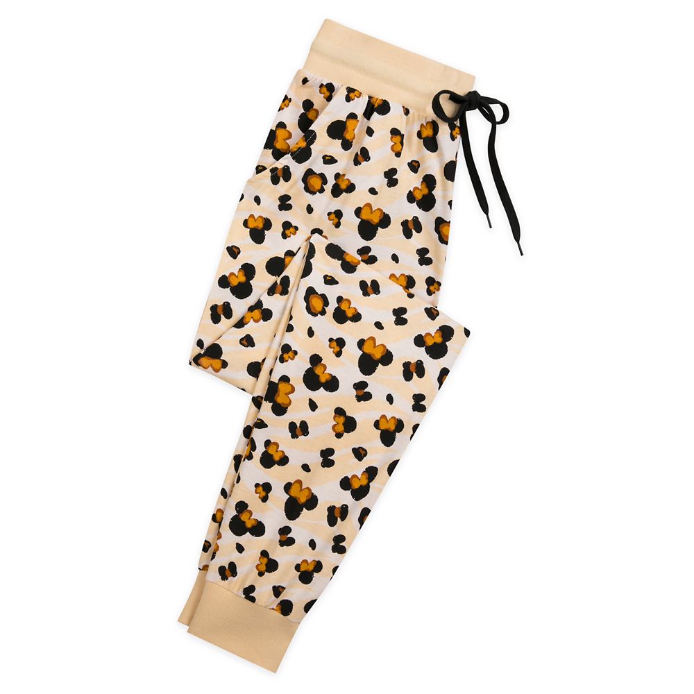 Minnie Mouse Animal Print Lounge Pants for Women