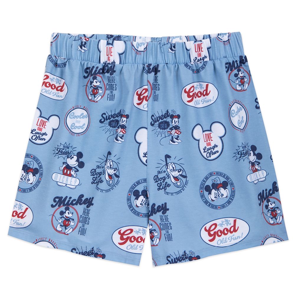Mickey and Minnie Mouse Pajama Set for Women
