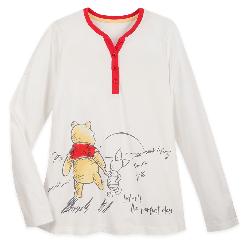 Winnie the Pooh and Piglet Pajama Set for Women