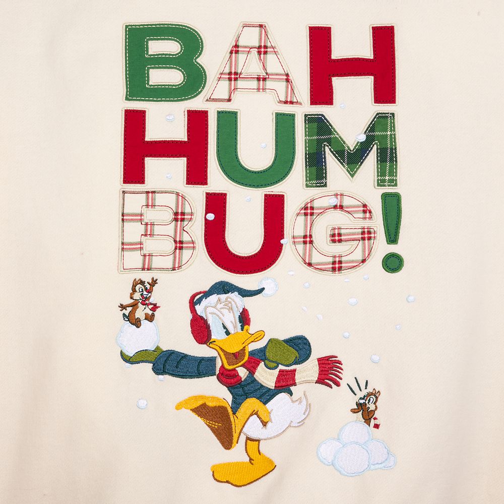Donald Duck, Chip 'n Dale Holiday Pullover Sweatshirt for Adults