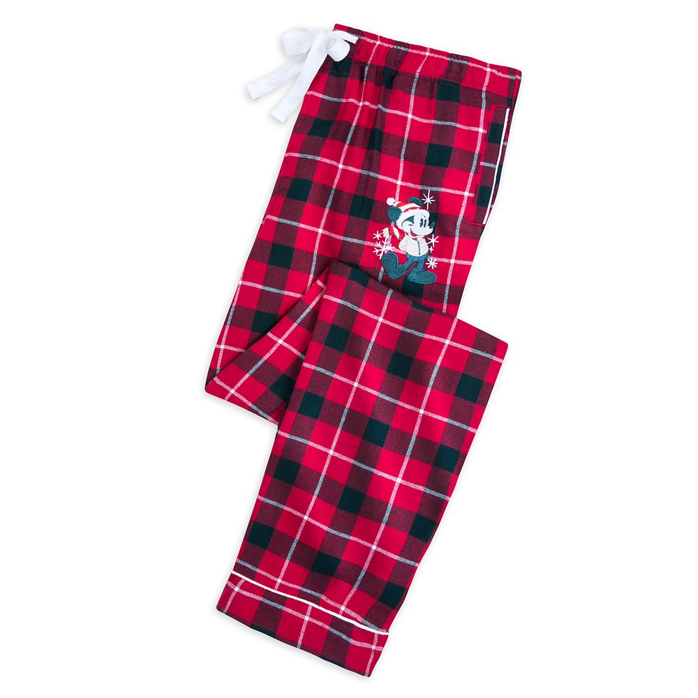 Mickey Mouse Holiday Plaid Flannel Lounge Pants for Men Official shopDisney