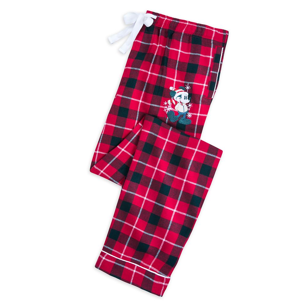 Mickey Mouse Holiday Plaid Flannel Lounge Pants for Men – Personalized