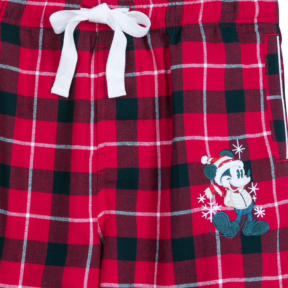 Mickey Mouse Holiday Plaid Flannel Lounge Pants for Men – Personalized