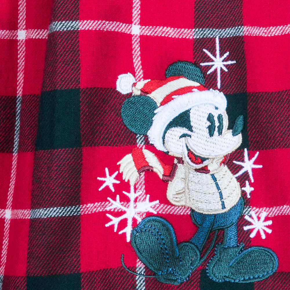 Mickey Mouse Holiday Plaid Flannel Lounge Pants for Men – Personalized