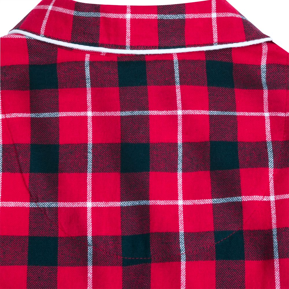 Minnie Mouse Holiday Plaid Flannel Nightshirt for Women – Personalized