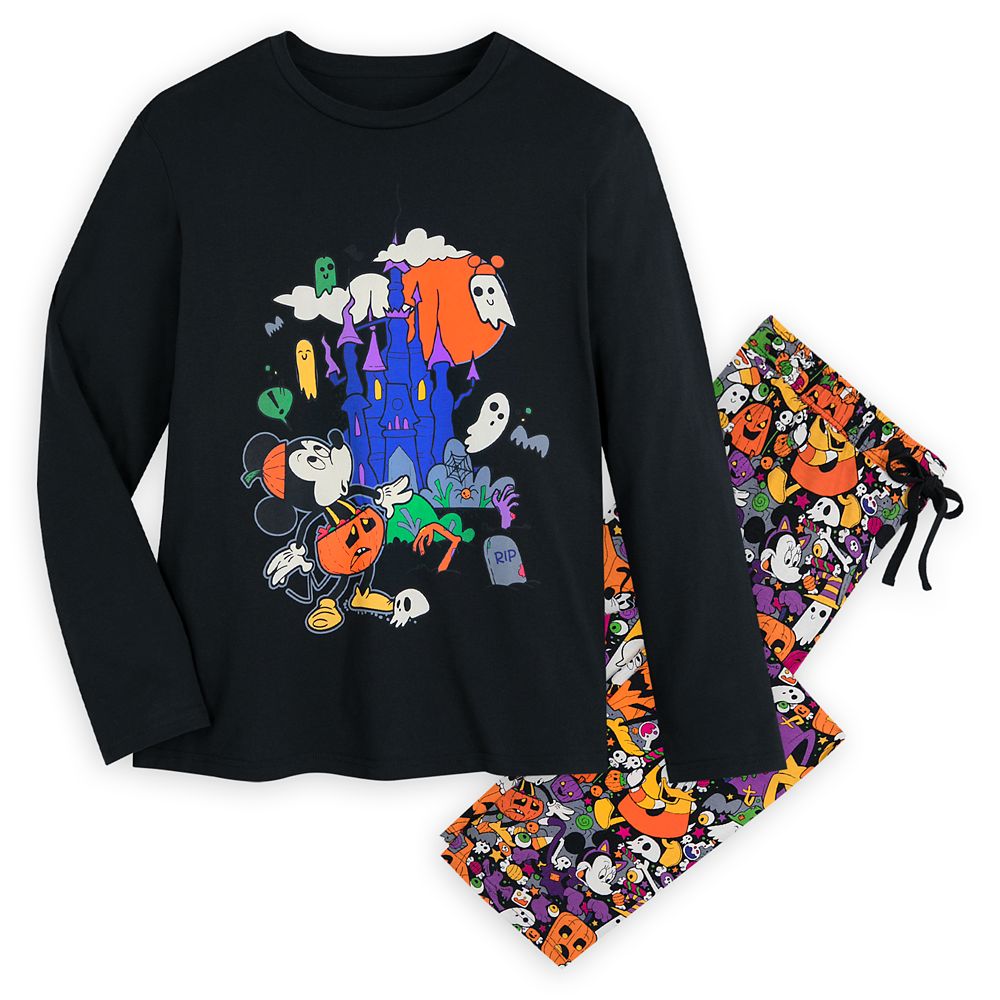 Mickey Mouse and Friends Halloween Pajama Set for Men is now available