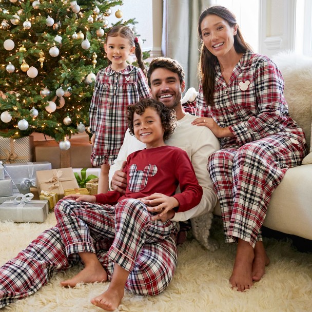Mickey Mouse Holiday Plaid Sleep Set for Women