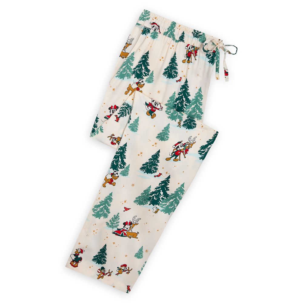 Mickey Mouse and Friends Holiday Pajama Pants for Adults available online