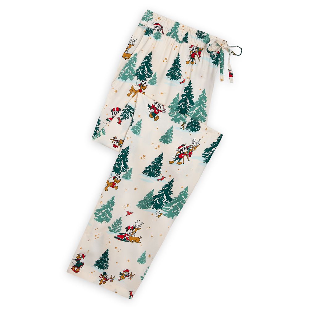 Mickey Mouse and Friends Holiday Pajama Pants for Adults