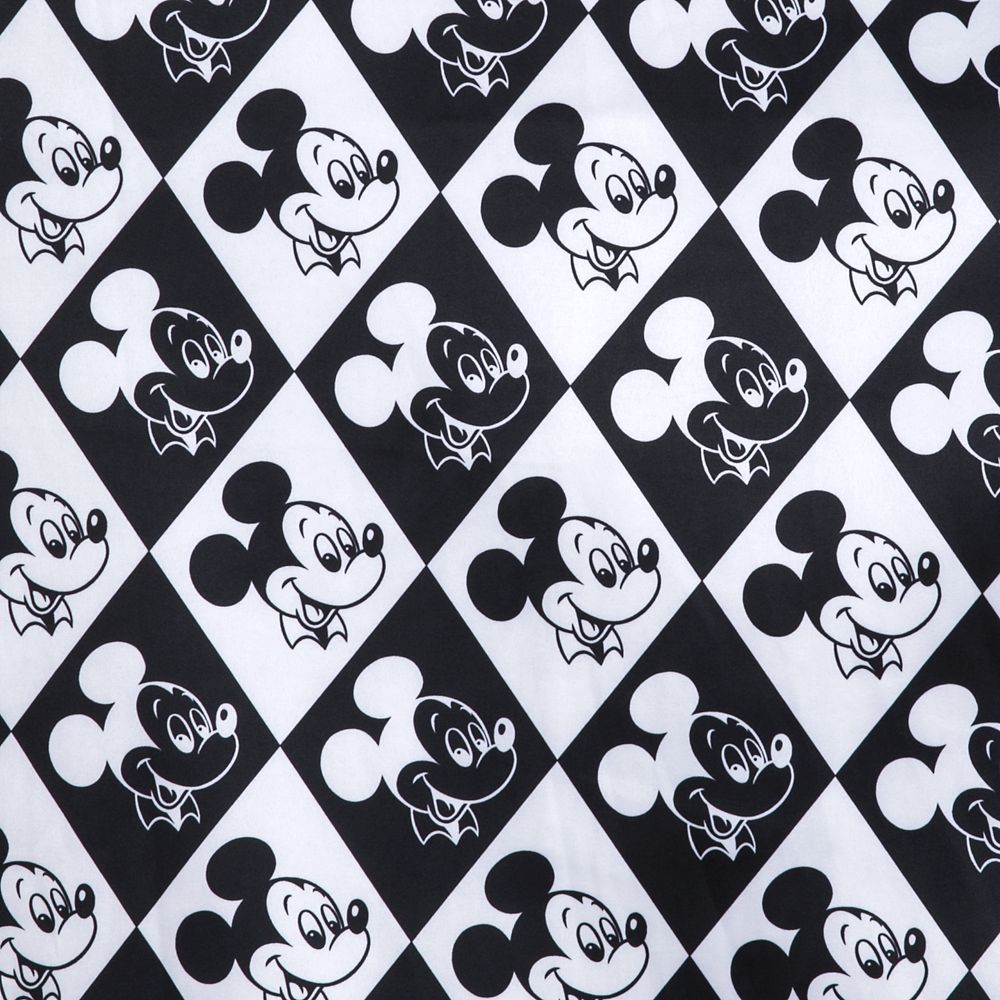 Mickey Mouse Black and White Sleep Shirt for Adults