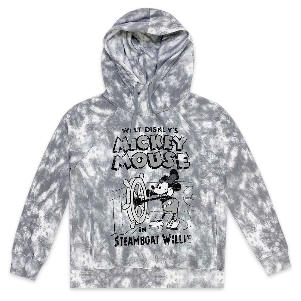 Steamboat Willie Tie-Dye Pullover Hoodie for Men