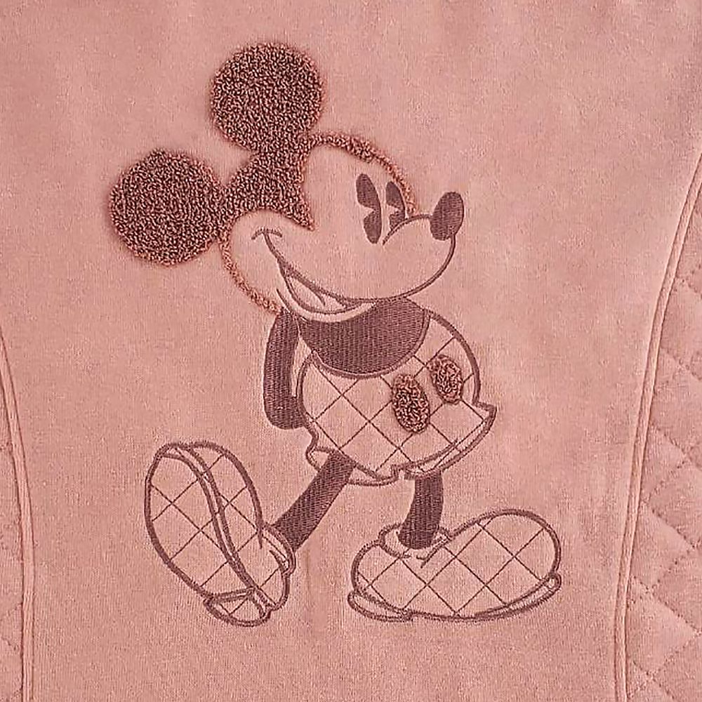 Mickey Mouse Quilted Pullover for Adults – Pink