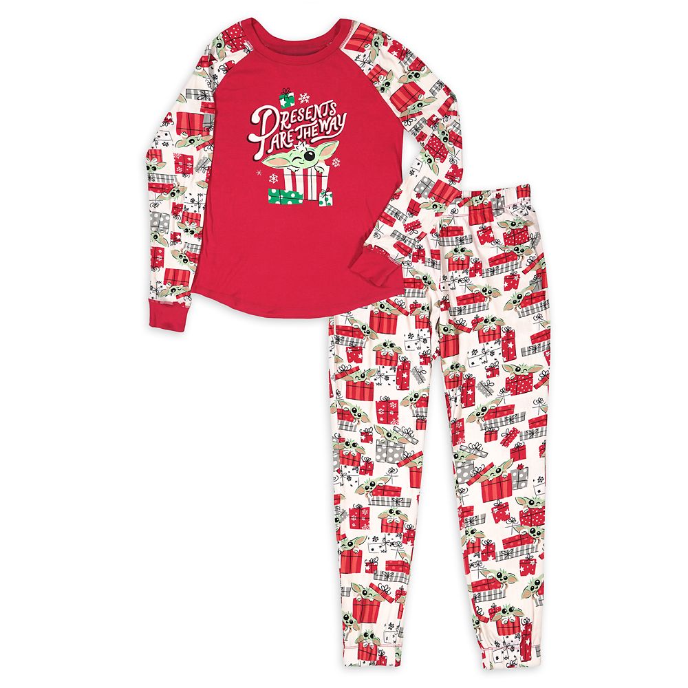 Grogu Holiday Pajama Set for Women by Munki Munki – Star Wars: The Mandalorian