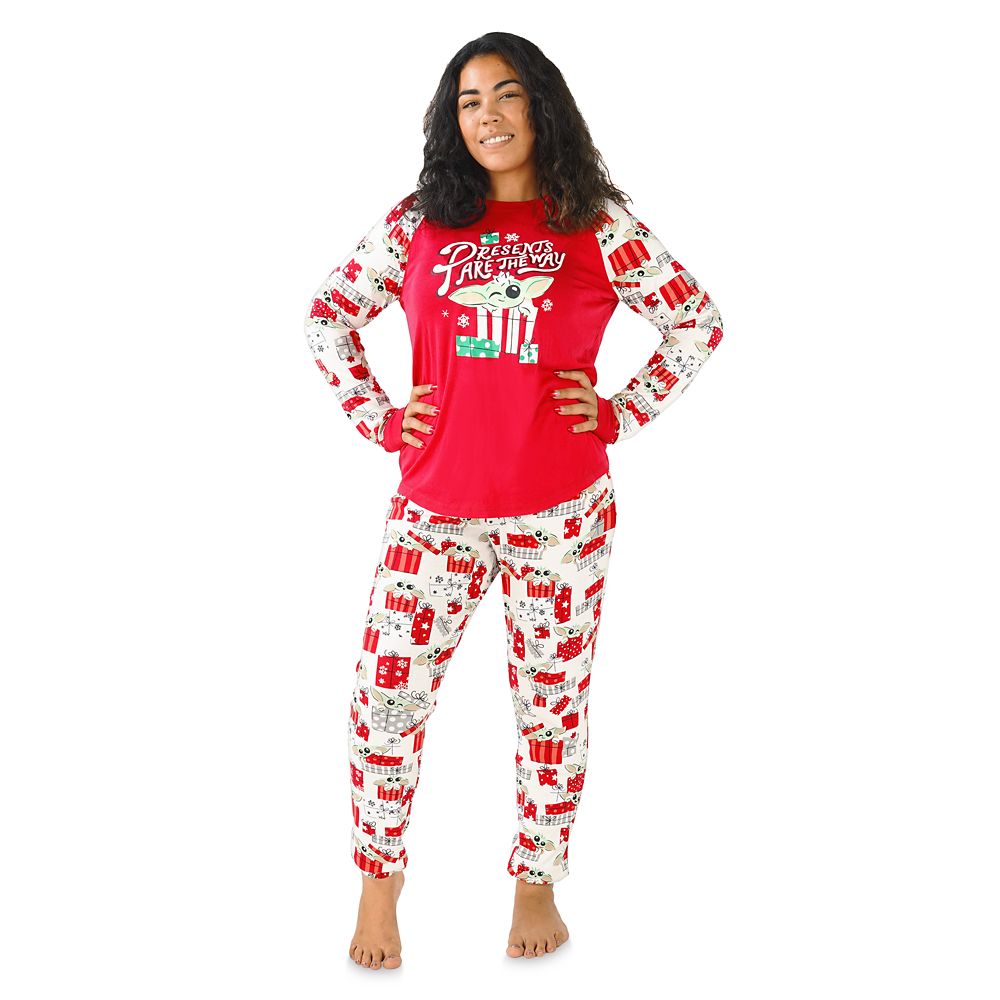 Grogu Holiday Pajama Set for Women by Munki Munki – Star Wars: The Mandalorian