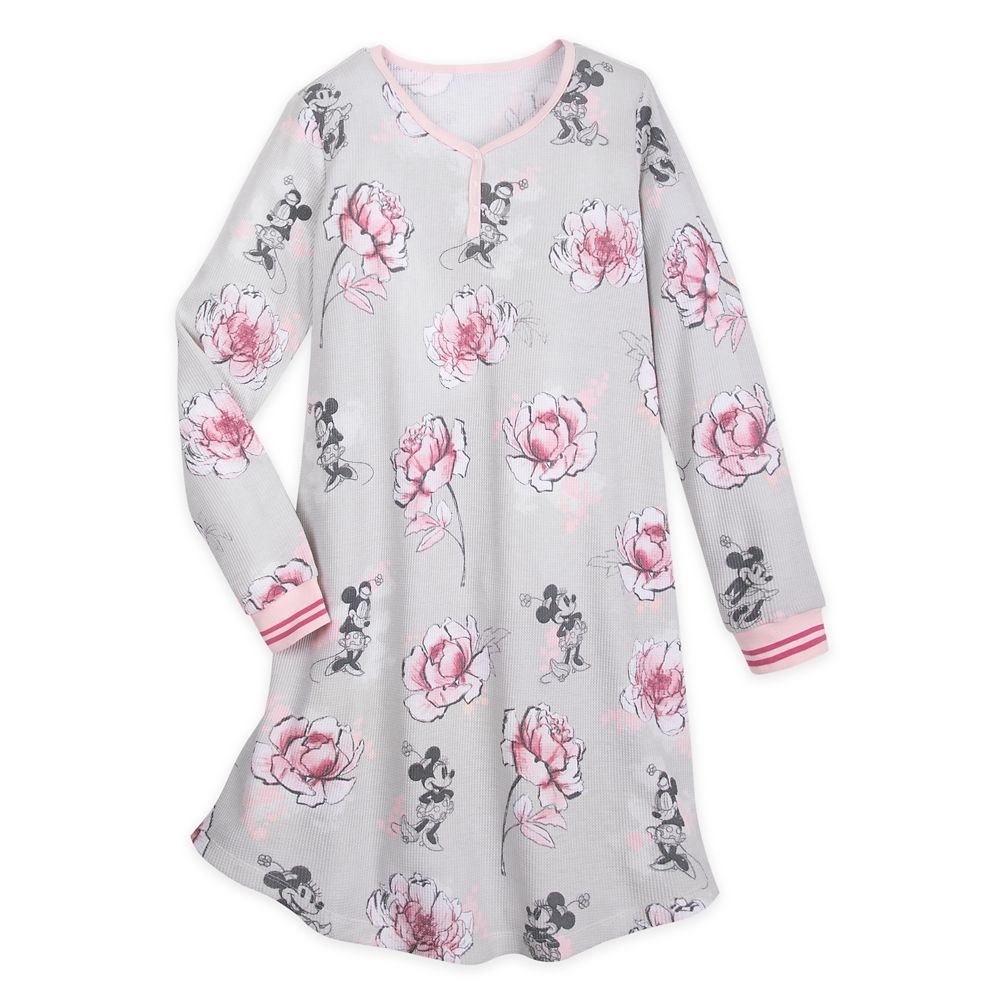 Minnie Mouse Floral Nightshirt for Women