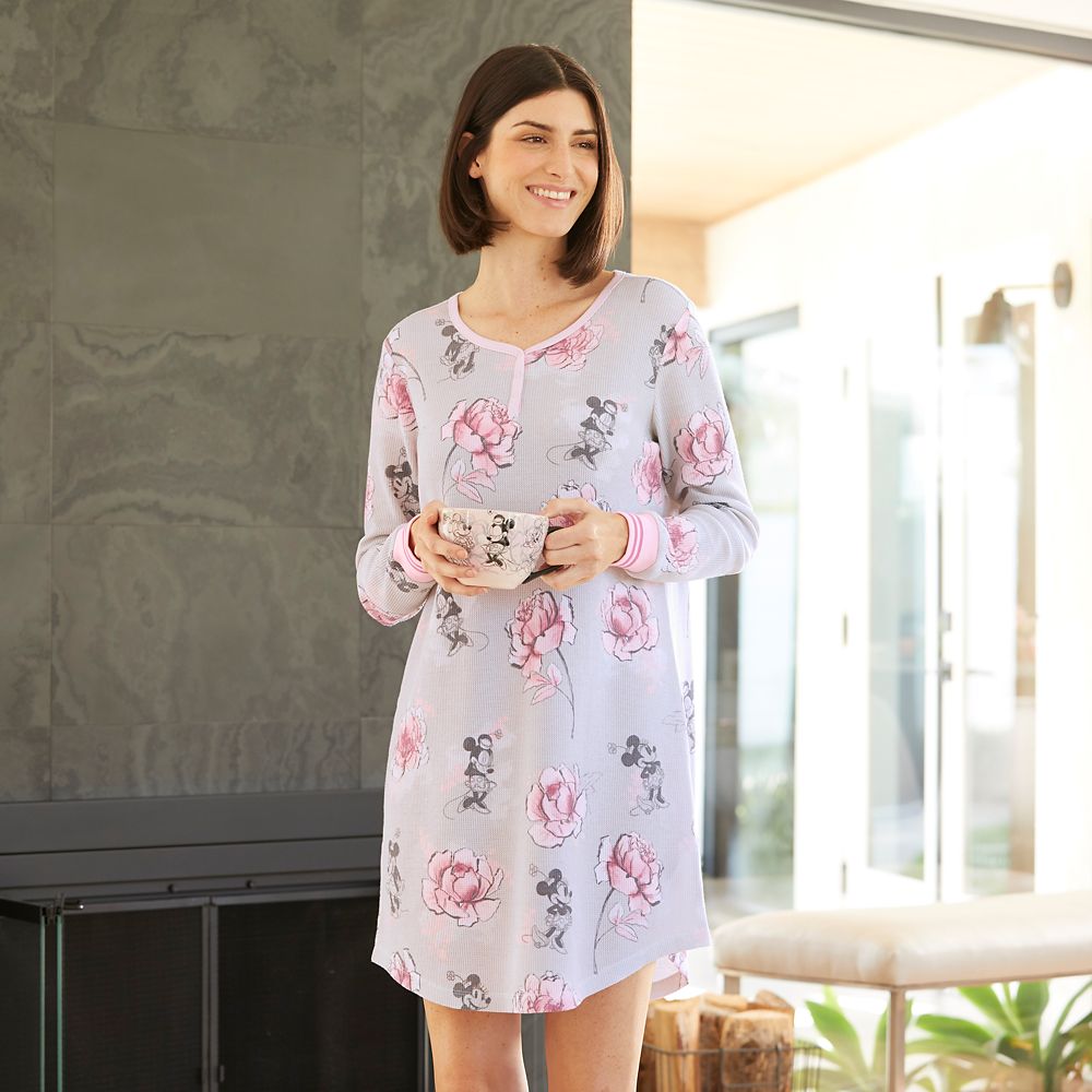 Minnie Mouse Floral Nightshirt for Women