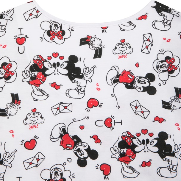 Mickey and Minnie Mouse Nightshirt for Women – Valentine's Day