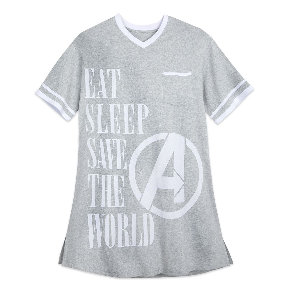 Marvel’s Avengers ”Eat Sleep Save the World” Sleep T-Shirt for Women now out for purchase
