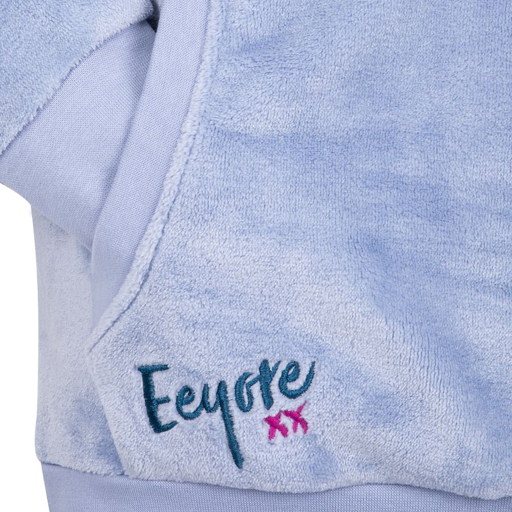Eeyore Velour Pullover Hoodie for Adults