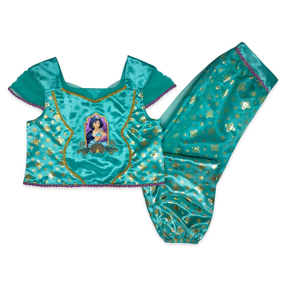 Jasmine Deluxe Costume Pajama Set for Girls – Aladdin