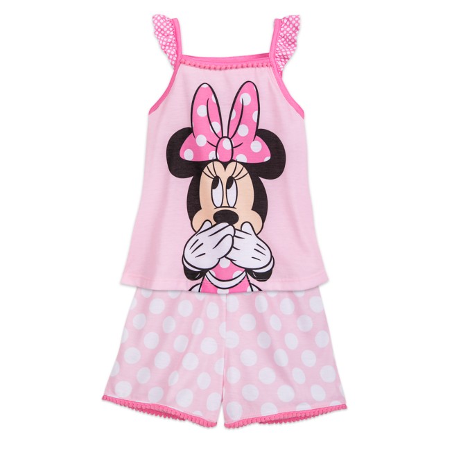 Minnie Mouse Pink Short Sleep Set for Girls | shopDisney