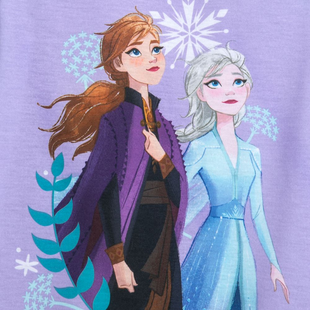Anna and Elsa Long Sleeve Nightshirt for Girls – Frozen 2