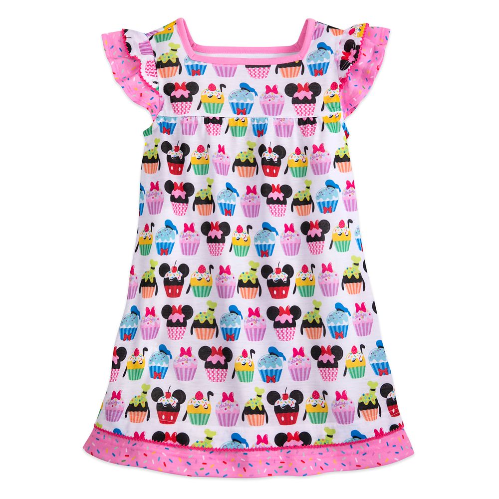 Mickey Mouse and Friends Cupcake Nightshirt for Girls