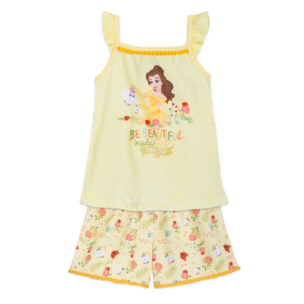 Belle Short Sleep Set for Girls – Beauty and the Beast