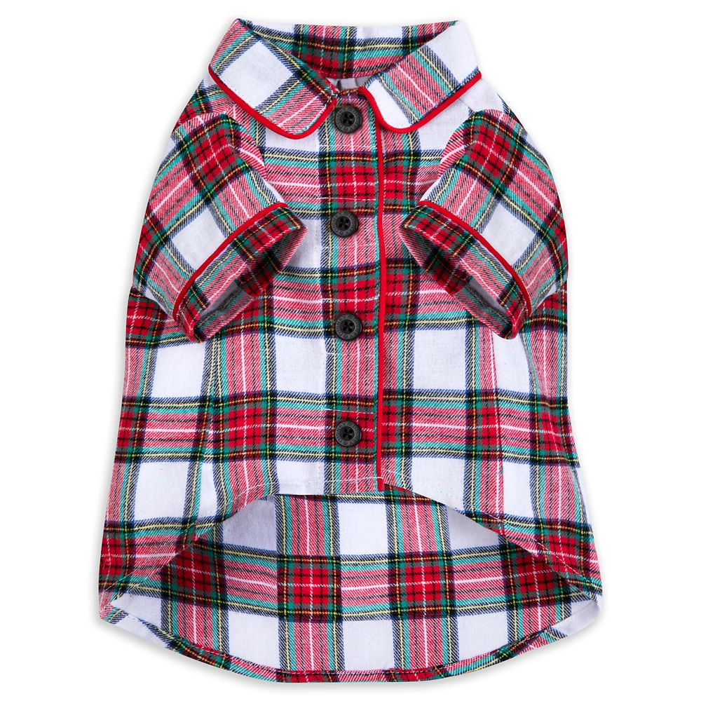 Pluto Holiday Plaid Nightshirt for Dogs