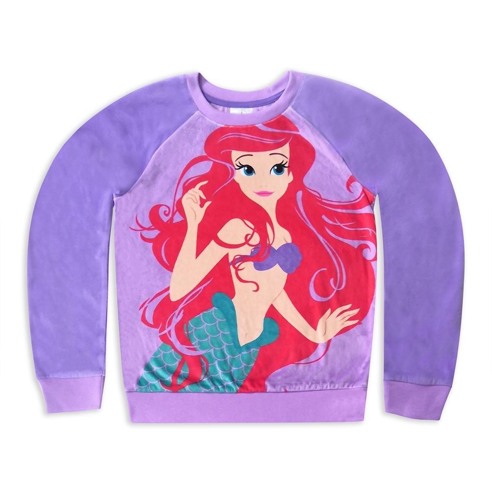 Ariel Velour Pajama Set for Girls – The Little Mermaid