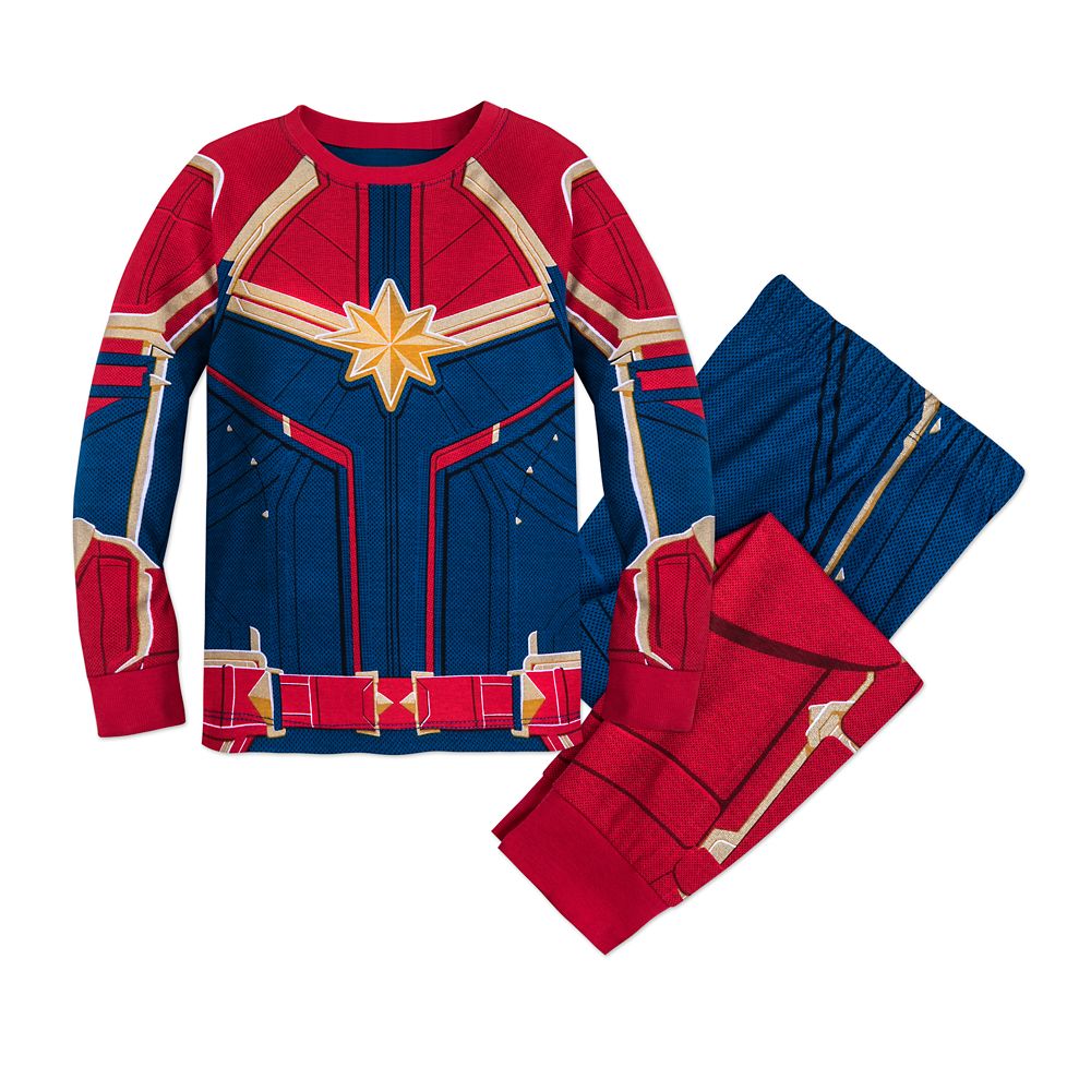 Disney Girls Captain Marvel Pyjamas